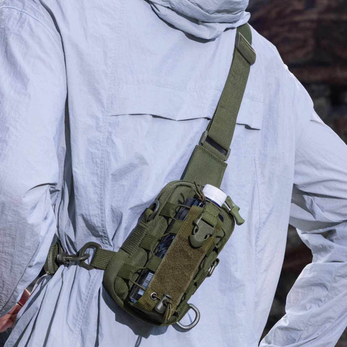 Hydration Pack Outdoor - Waterfleszak, Crossbody-waterfleszak, Multifunctionele beschermhoes voor bekers,