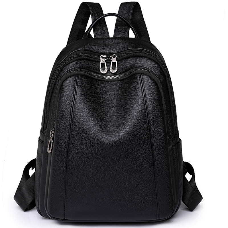 Leather Backpack Vintage - Hoge kwaliteit lederen rugzak Dames grote