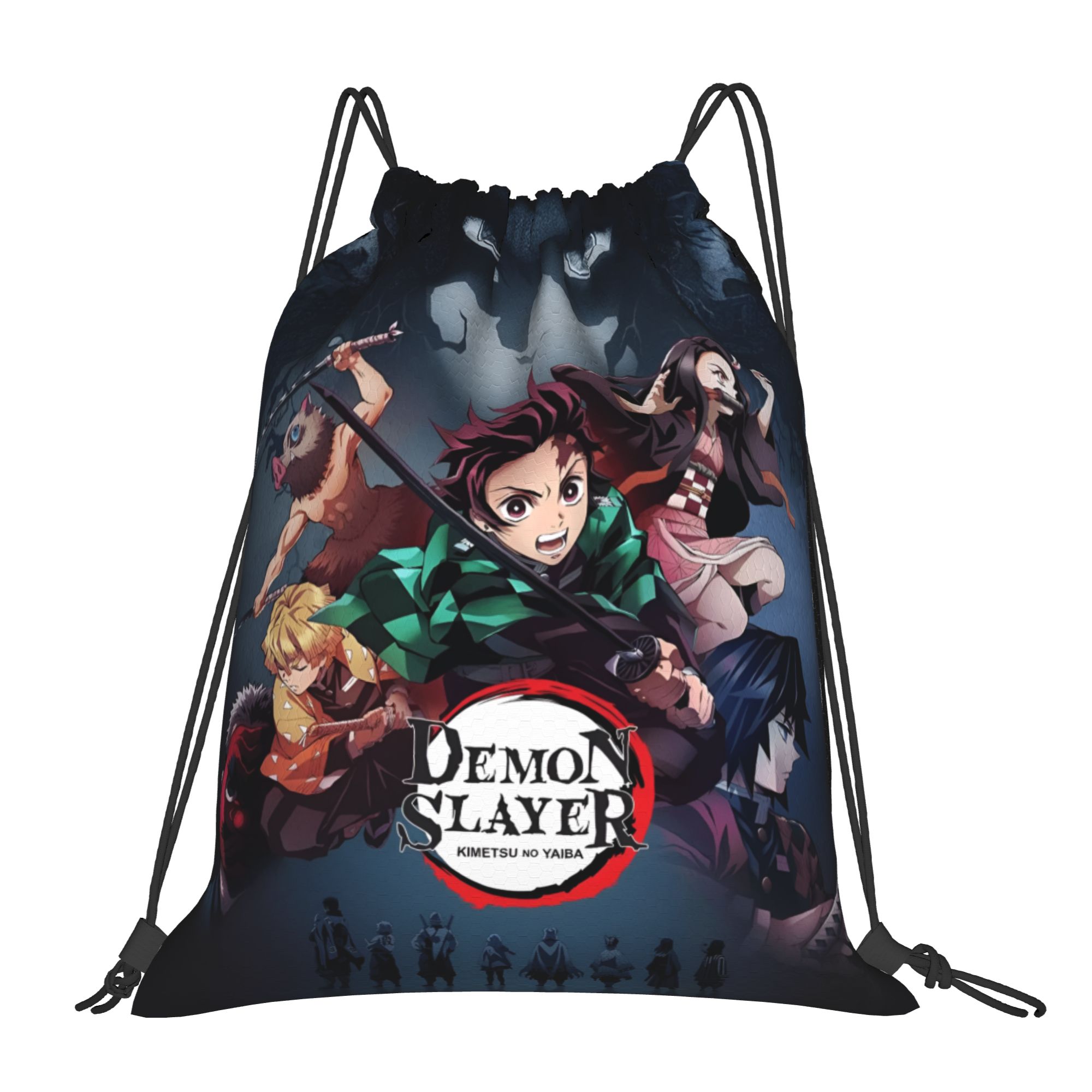 Drawstring Gym Bag - Aangepaste D-Demons Slayers rugzak met trekkoord