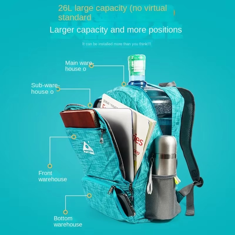 Opvouwbare lichtgewicht rugzak - Foldable Backpack Small recensie en prijs