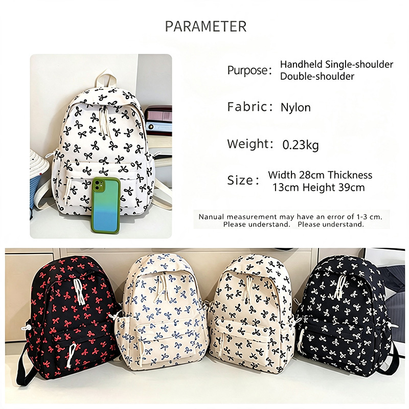 Leuke rugzak met strikprint, n - School Backpack Teen recensie en prijs