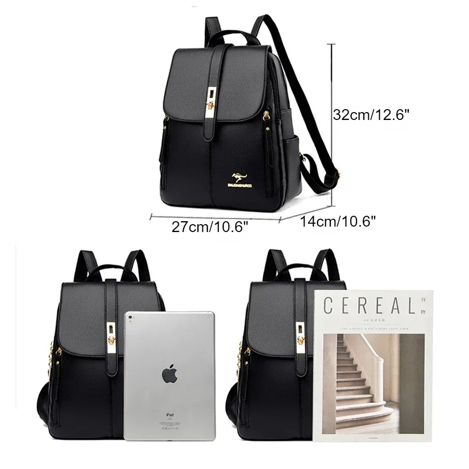 Dames lederen rugzak met grote - Leather Backpack Vintage recensie en prijs