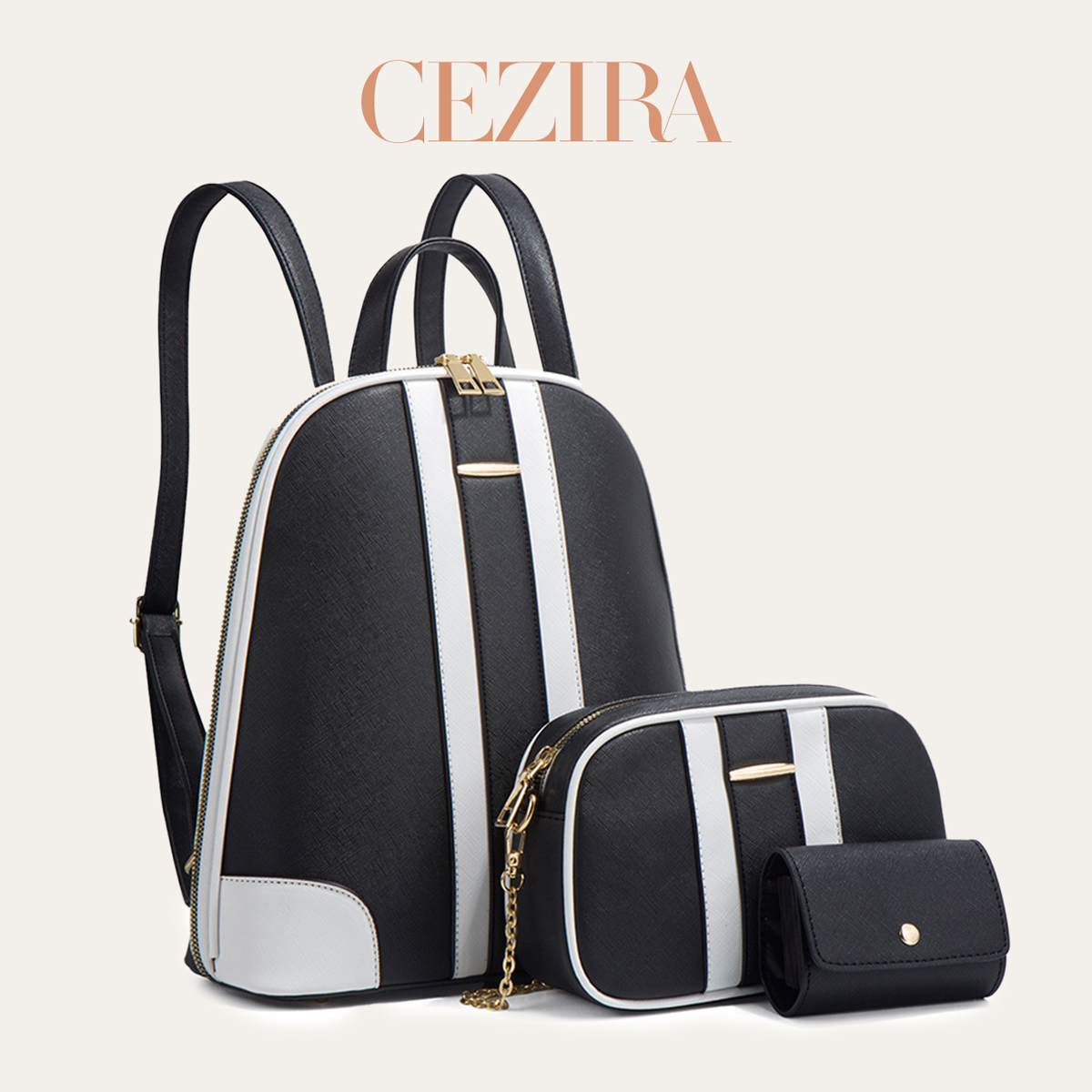 CR Fashion Gestreepte Patchwor - Fashion Backpack Women recensie en prijs
