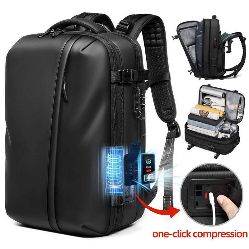 Reistas voor heren, één-knops  - Travel Backpack Anti Theft recensie en prijs